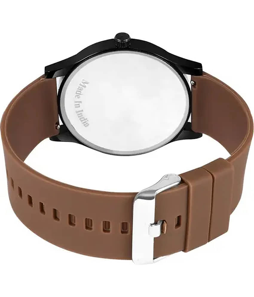 niyatifab Brown Silicon Analog Men's Watch view 2