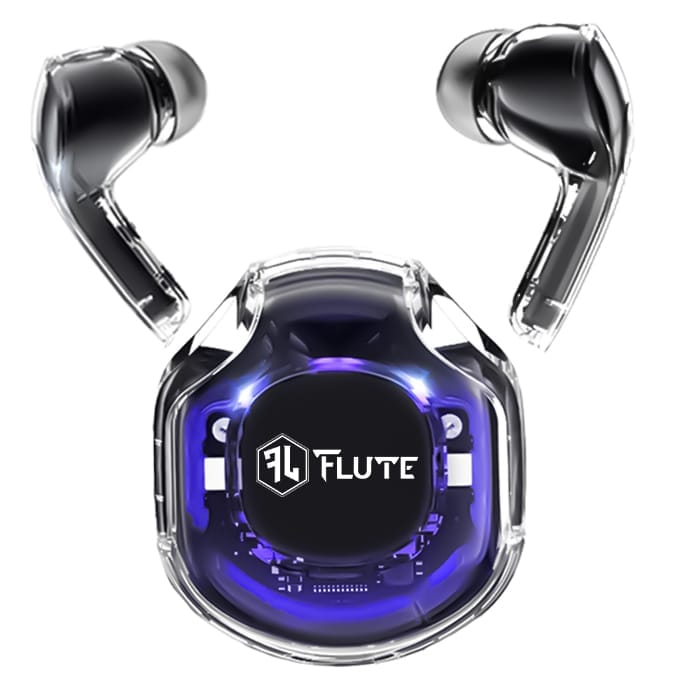 Flute Ultrapods Pro Wireless Earbuds - Active Black view 2
