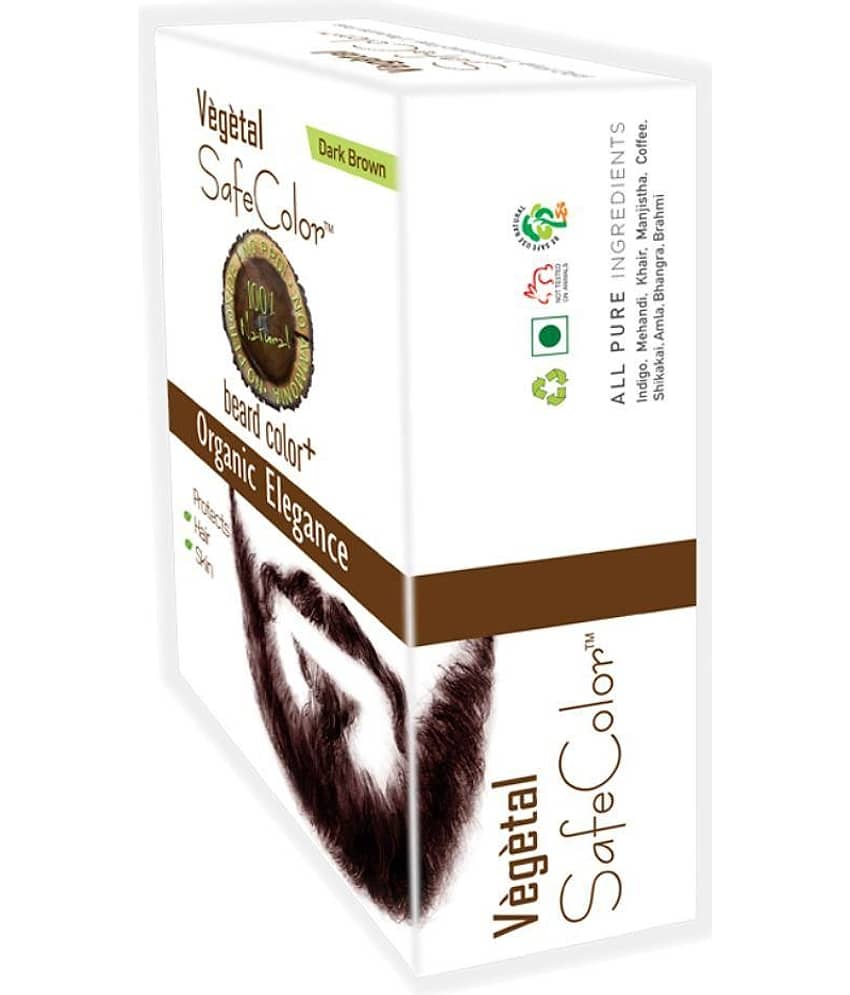 Vegetal Safe Hair Color -Dark Brown 25gm view 2
