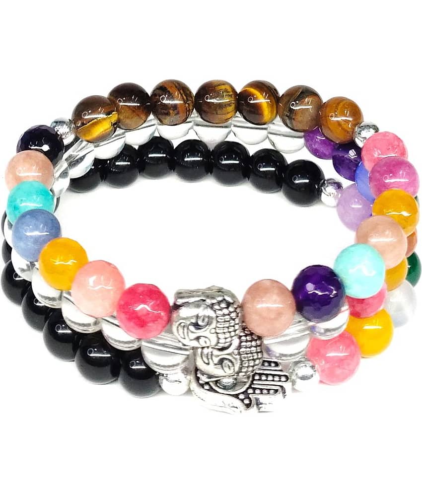 DAIVYA WELLNESS - Multicolor Bracelet ( Pack of 3 ) view 2