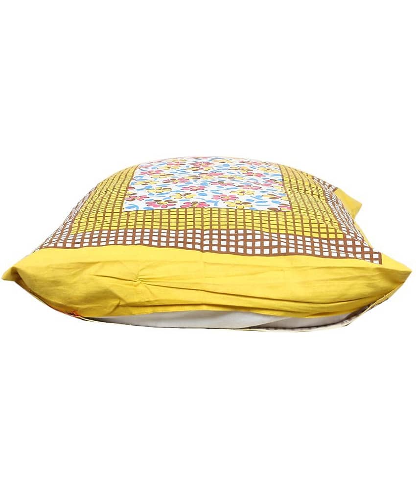 AJ Home Pack of 8 Cotton Yellow Pillow Cover (17 X 27 Inch) view 2