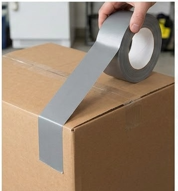 Ultra-Wide 3-Inch Heavy-Duty Duct Tape (50m Roll) – Professional Grade Waterproof Silver-Grey Repair Tape for Industrial, Home & Outdoor Use view 2