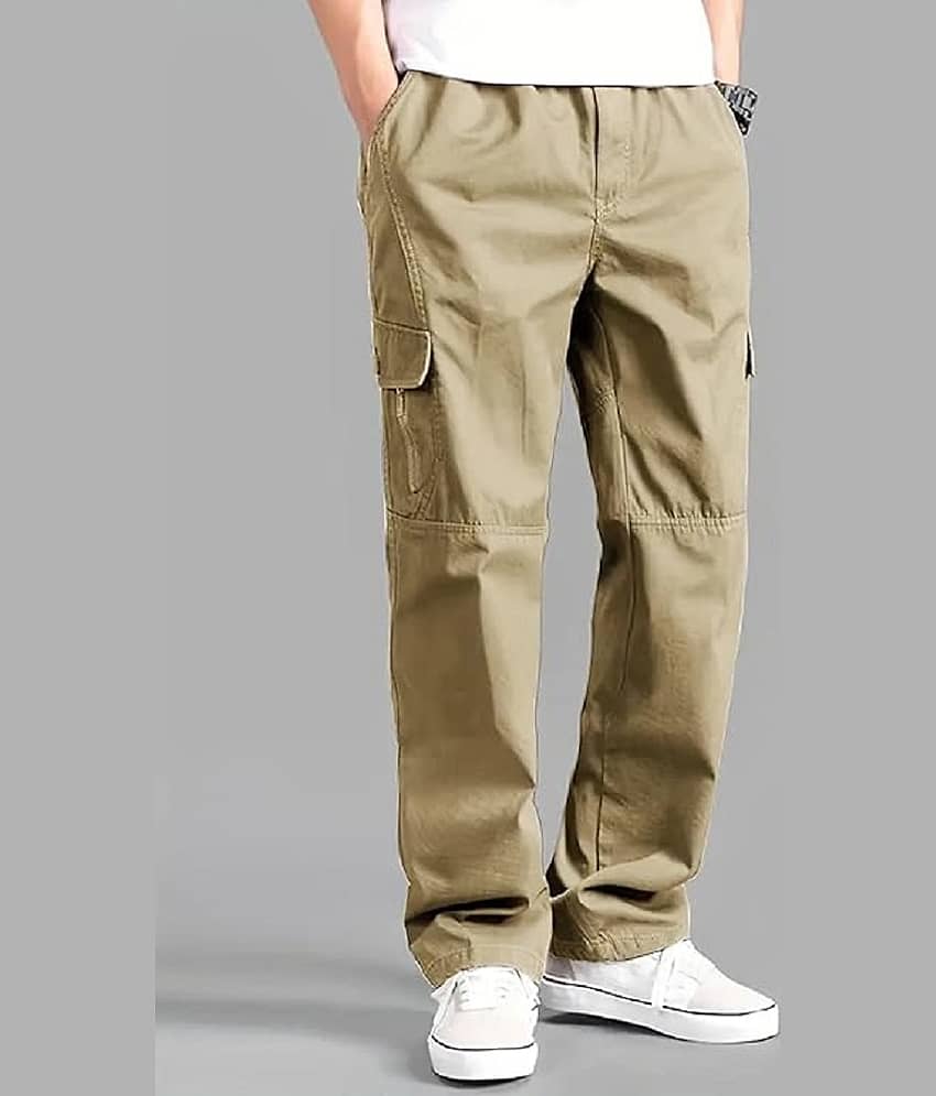 AGRAYYANA Loose Men's Cargos - Khaki ( Pack of 1 ) view 2