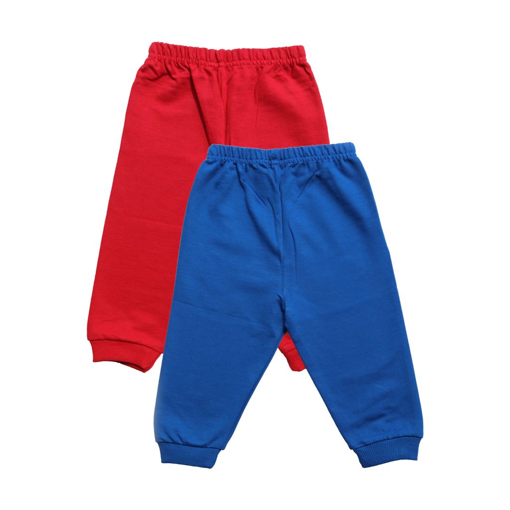Unisex Kids Regular Fit, Diaper Friendly 100% Cotton Pajama (Pack of 2) view 2