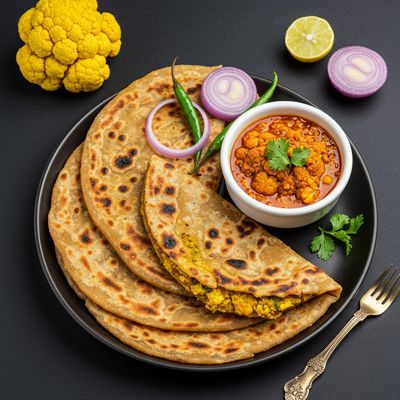 Gobhi Parantha 2 Pcs