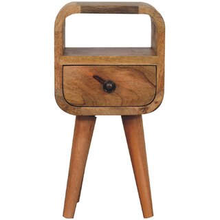 Extra Mini Oakish Curve Open Slot Bedside view 2