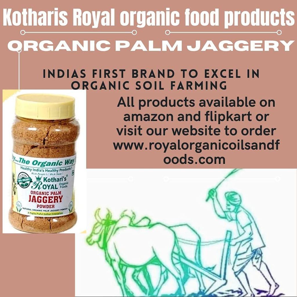 Kothari's Royal Organic Food Palm Jaggery Powder (200 g) view 2