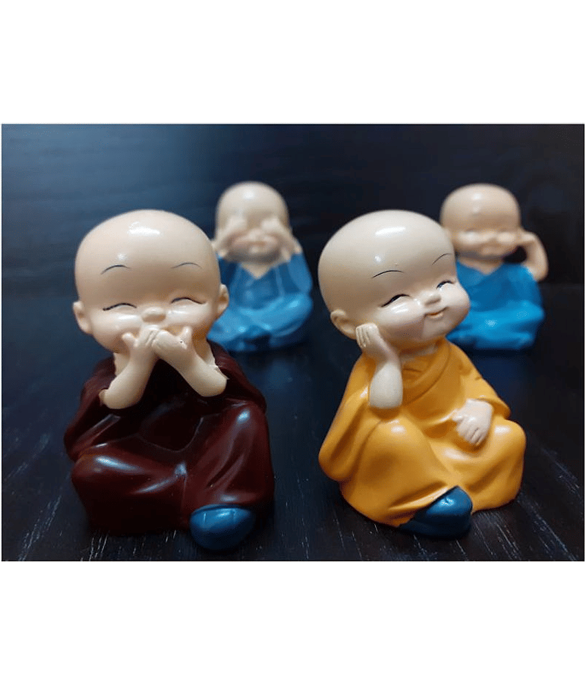 Spreading Smiles Divinity Idols Monk-Pack of 4 view 2