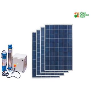 SUI Solar Pump Solar Panel Combo - Submersible 1HP Water Pump with 40 meters depth 4 x 250W Solar Panels view 2