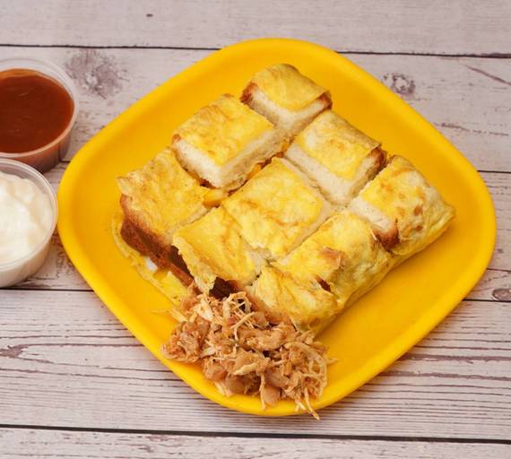 Chicken Bread Omelette