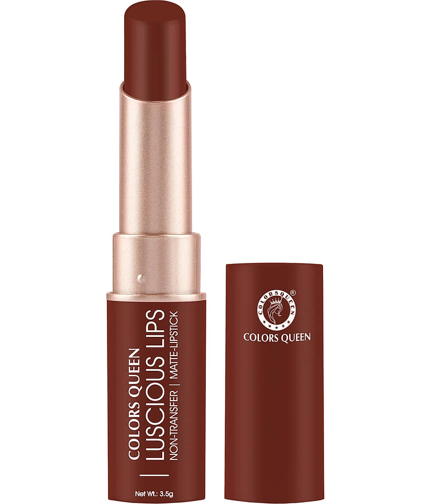 Colors Queen Luscious Lips Non Transfer Creamy Matte Lipstick 3.5g, Brink of Pink (Shade - 07) view 2