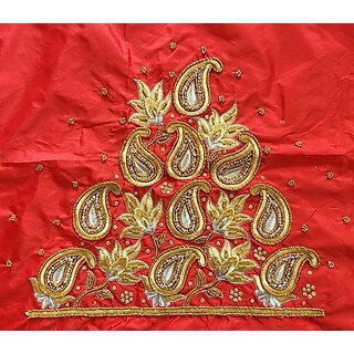 OMSAIFAB Cotton Silk Self Design Blouse Material view 2