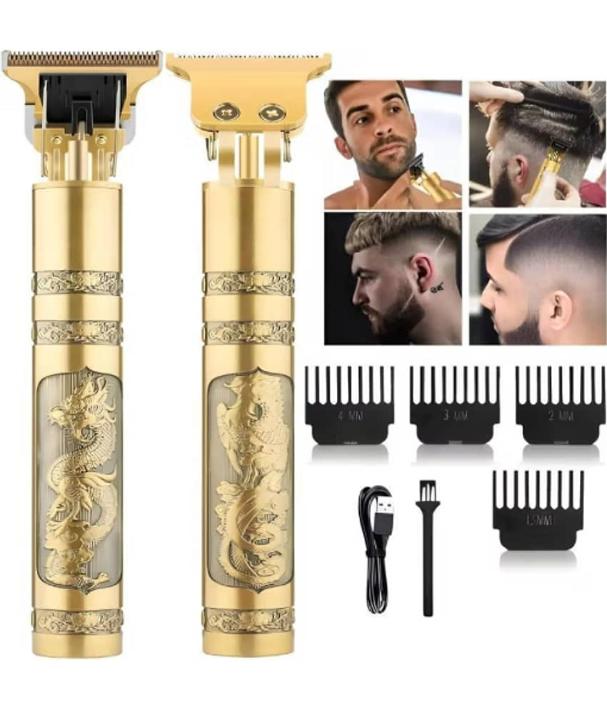 Gatih Hair Trimmer Gold Cordless Beard Trimmer With 120 minutes Runtime