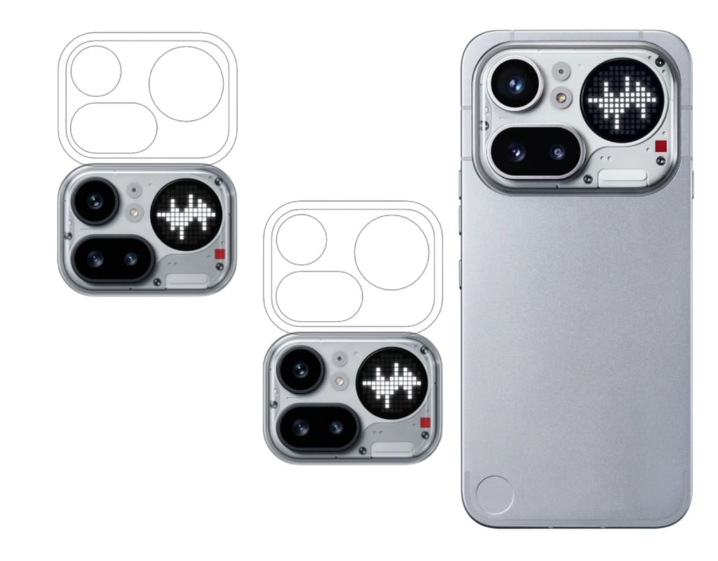 ISAAK Back Camera Lens Protector compatible for Nothing 4a Pro (Pack of 2) view 2