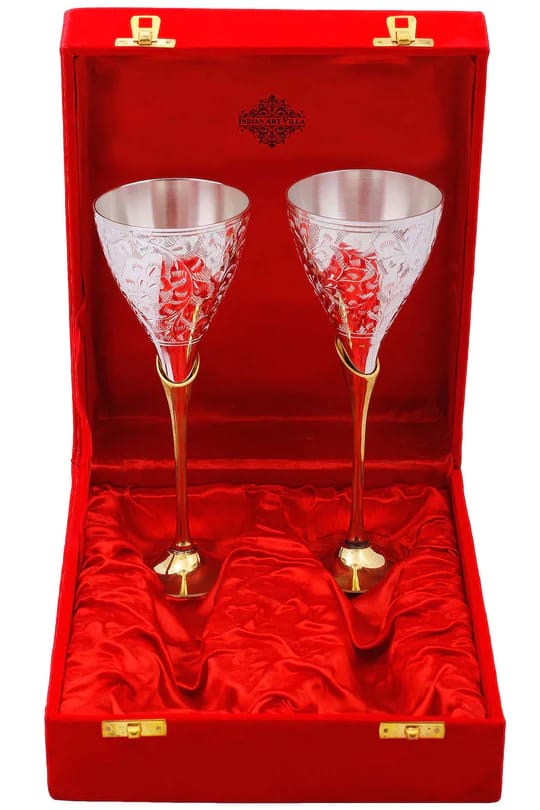 Silver Plated wine Glass Set view 2