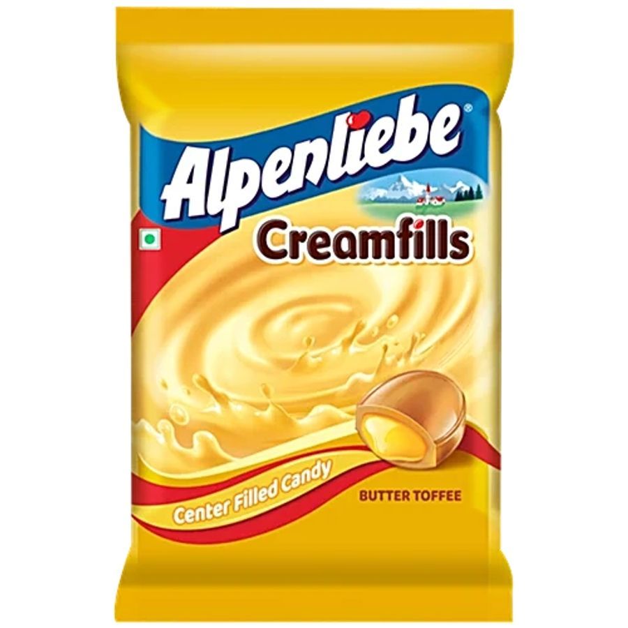 Alpenliebe Creamfills Butter Toffee Centre Filled Candy, 315 g (90 x 3.5 g) - 90 gm - One Unit view 2