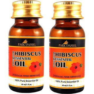 PARK DANIEL Organic Hibiscus oil - Natural & Undiluted Combo pack of 2 bottles of 30 ml(60ml) (60 ml) view 2