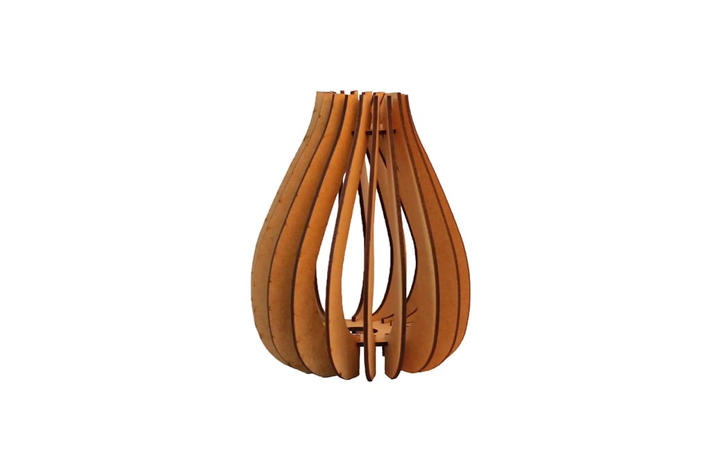 Dbeautify Hanging Lamp, MDF, Black ( Bulb, and Extension Included) view 2