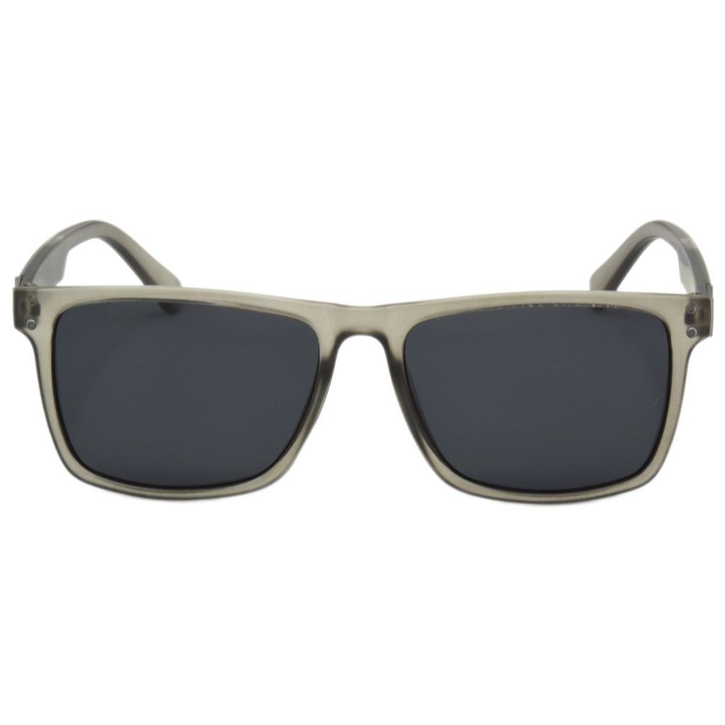 Hrinkar Grey Rectangular Cooling Glass Grey Frame Best Polarized Sunglasses for Men & Women - HRS496-GRY-BK-P view 2