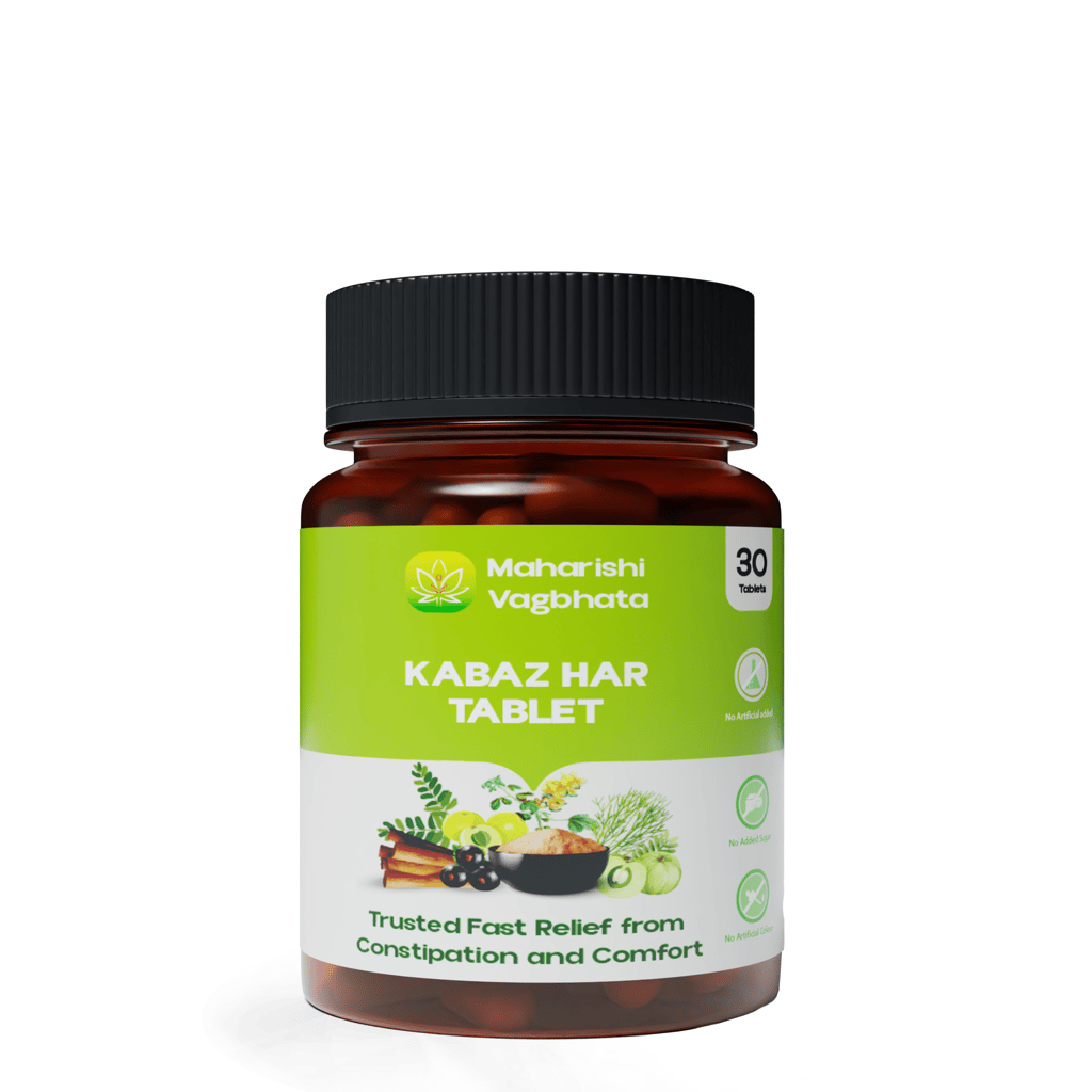 Maharishi Vagbhata Kabaz Har Tablets 700mg (30 Tablets), Contains Nishoth, Triphala, Amaltas, and Saunf, Supports Digestive Health, Healthy Gut & Regular Bowel Function view 2