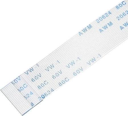 24 Pin 0.5mm Pitch 152mm Reverse Side Connection FFC Flexible Flat Cable view 2