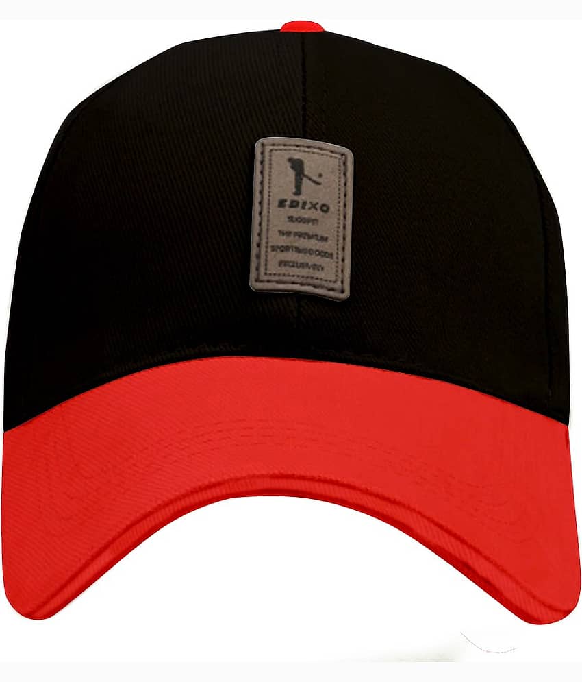 Bolax Pack of 1 Cotton Men's Cap ( Black ) view 2