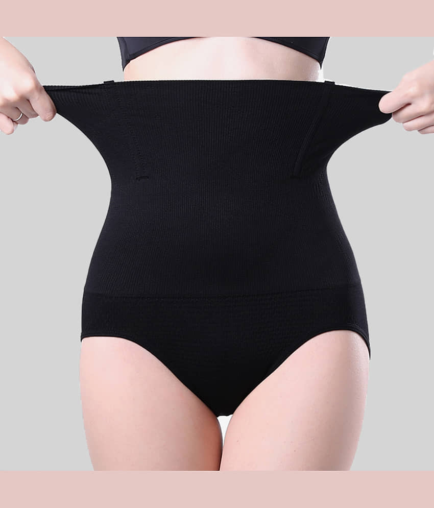 Tkeshto Black Cotton Women's Tummy Tucker ( Pack of 1 )