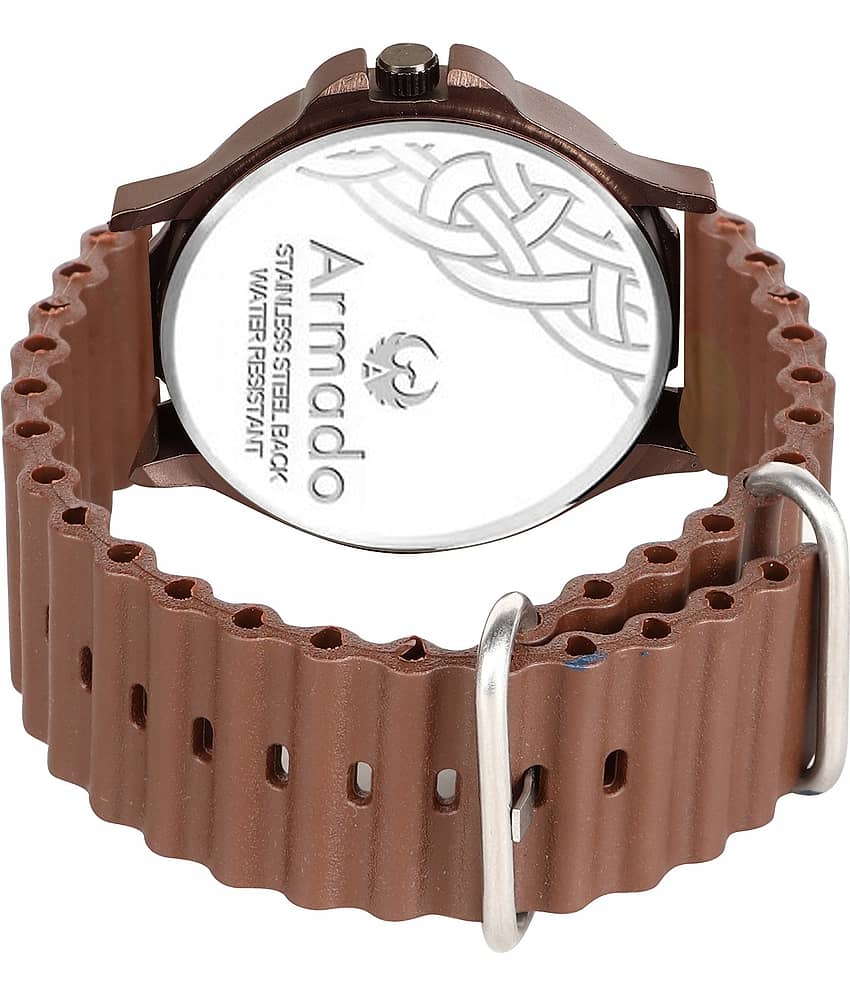 Armado Light Grey Silicon Analog Men's Watch view 2