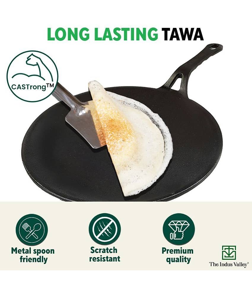 The Indus Valley Cast Iron Dosa Tawa ( Pack of 1 ) view 2