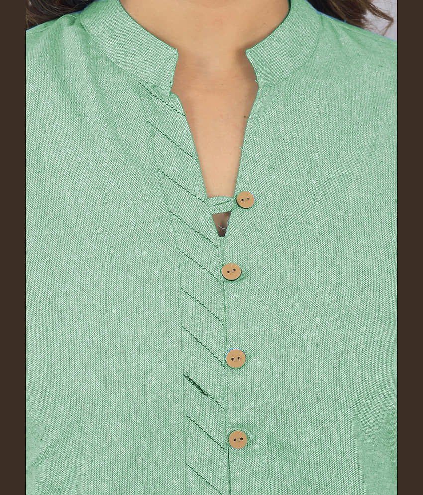 Cotton Blend Short Kurti For Women (Pack of 1) view 2