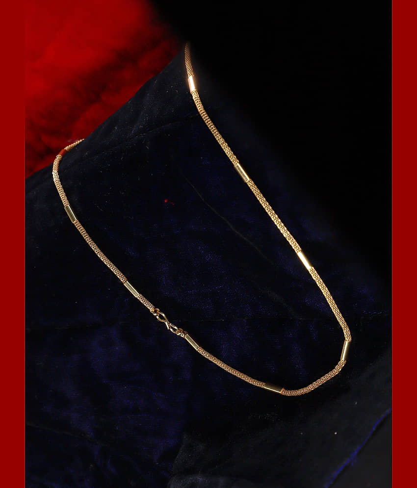 SHANKH-KRIVA Gold Plated Chain ( Set of 1 ) view 2