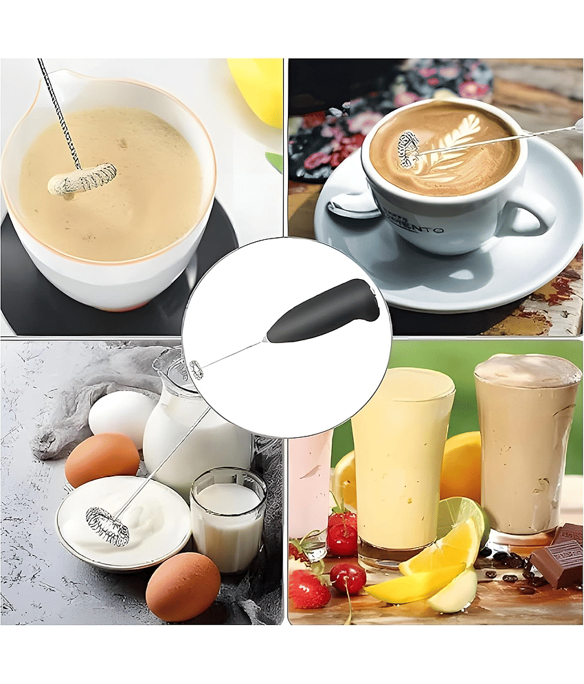 Milk Wand Mixer Frother for Latte Coffee Hot Milk, Milk Frother for Coffee, Egg Beater, Hand Blender, Coffee Beater view 2