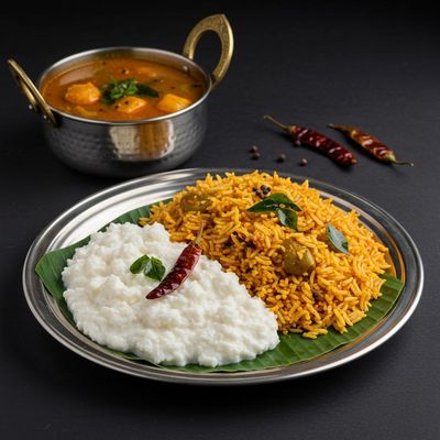 Sambar Annam [500 grams] with Perugu Annam [ 250 grams]
