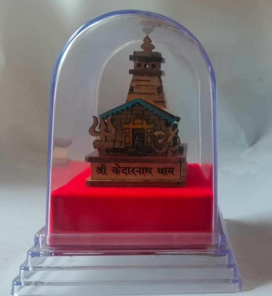 Shri Kedarnath Temple 11 cm Replica(Souvenir) Acrylic view 2