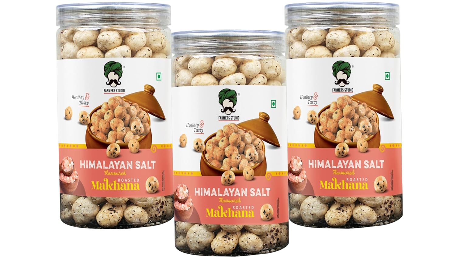 Farmers Studio - Himalayan Salt Makhana (Fox Nuts) 255g | Super Food