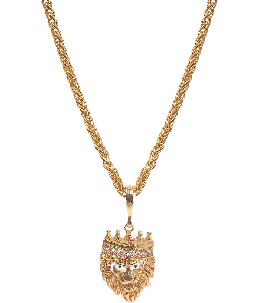 JIPPA - Golden Pendant set ( Pack of 1 ) view 2
