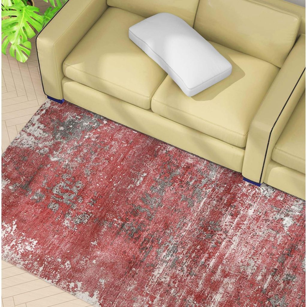 Neu Looms Handmade Viscose Wool Anti-Skid Rug Soft, Plush Area Rug for Bedroom, Living Room, Nursery, Dorm, Playroom & Reading Nook Stylish, Durable, Easy to Maintain view 2