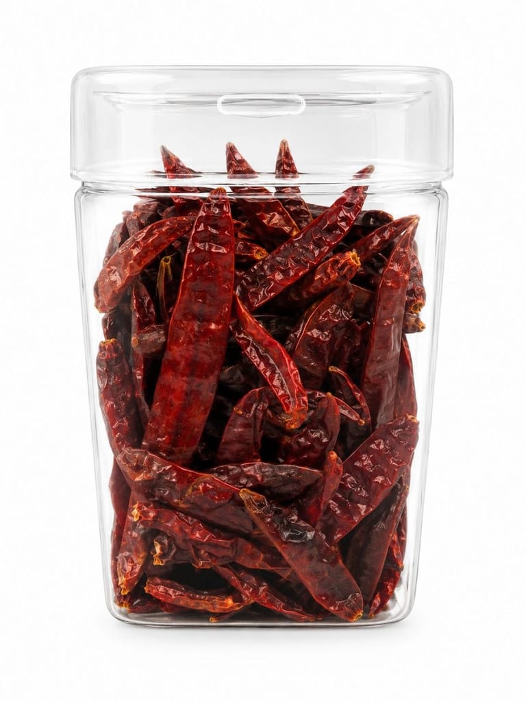 Silbatta Spices Whole Dried Red Chillies | Sabut Sukhi Lal Mirch view 2