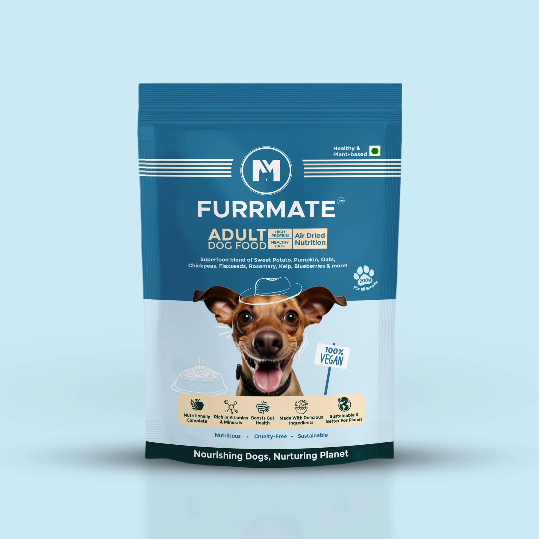 Adult Air Dried Dog Food - 200 g