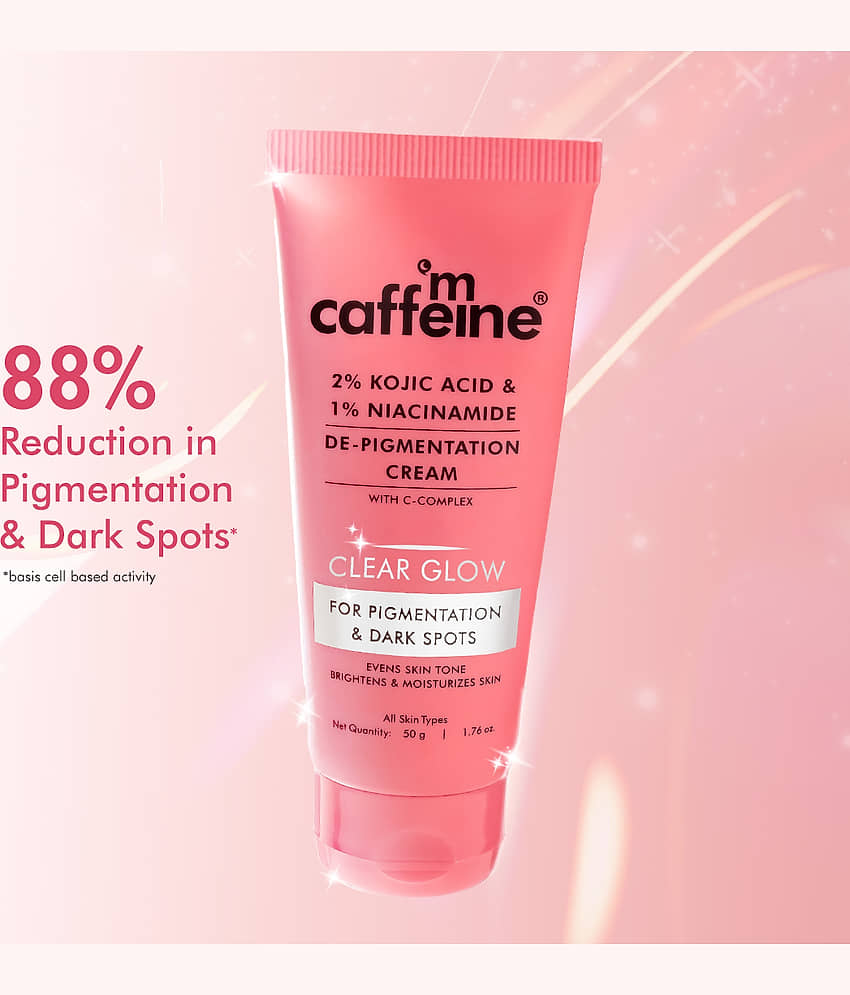 mCaffeine Clear Glow De-Pigmentation Cream Reduce Dark Spots 50 g (Pack of 1) view 2