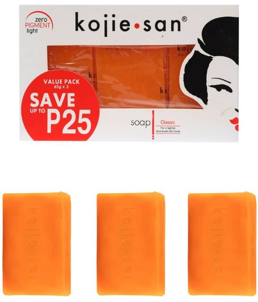 Kojie San Skin Lightening & Whitening Soap, 135g Skin Whitening Soap for All Skin Type ( Pack of 3 ) view 2