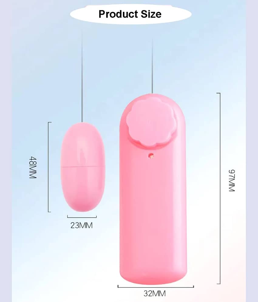 Single Egg Massager For Full Body Muscle Relaxation & Pain Relief With 5 Vibration, Pink Color (Pack of 1)