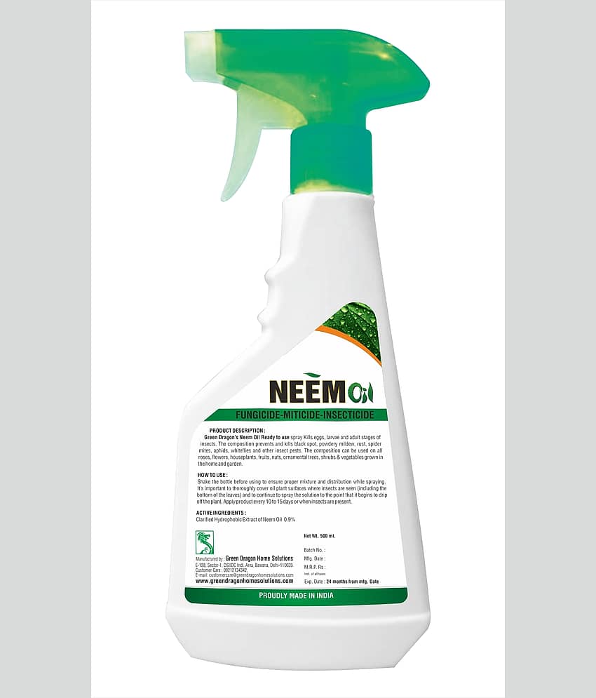Green Dragon Neem Oil Insecticide All Insect Spray for Lawn & Garden 500 ml RTU view 2