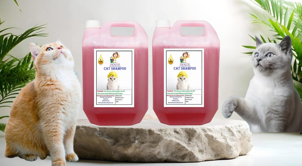 SWACCH CAT Shampoo (5 Litre) (Combo Pack of 2) Strawberry view 2