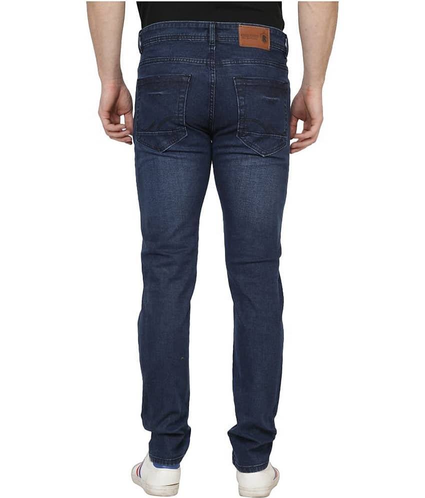 ZAYSH Regular Fit Basic Men's Jeans - Dark Blue ( Pack of 1 ) view 2