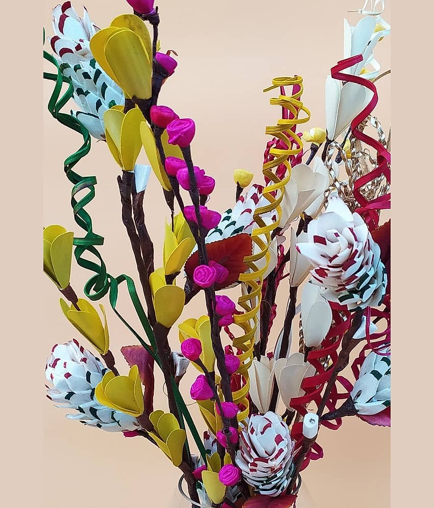 Fab n Style - Multicolor Palm Artificial Flower ( 15 Pcs ) view 2