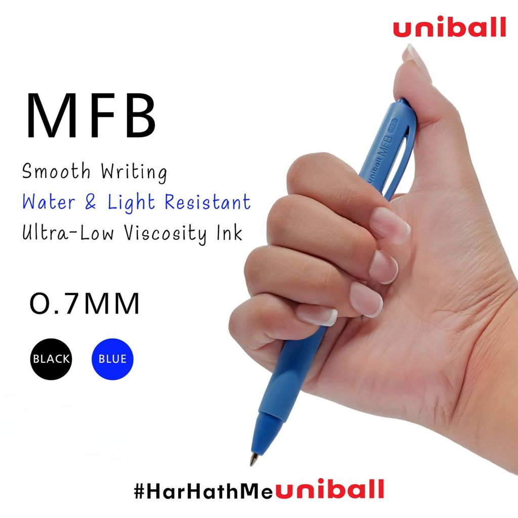 Uniball MFB Ballpoint Pen - Black(5pcs) view 2