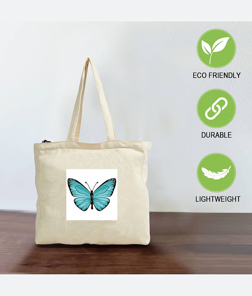 Ajanta Tote Bag Jute Set of 1 ( Off White )