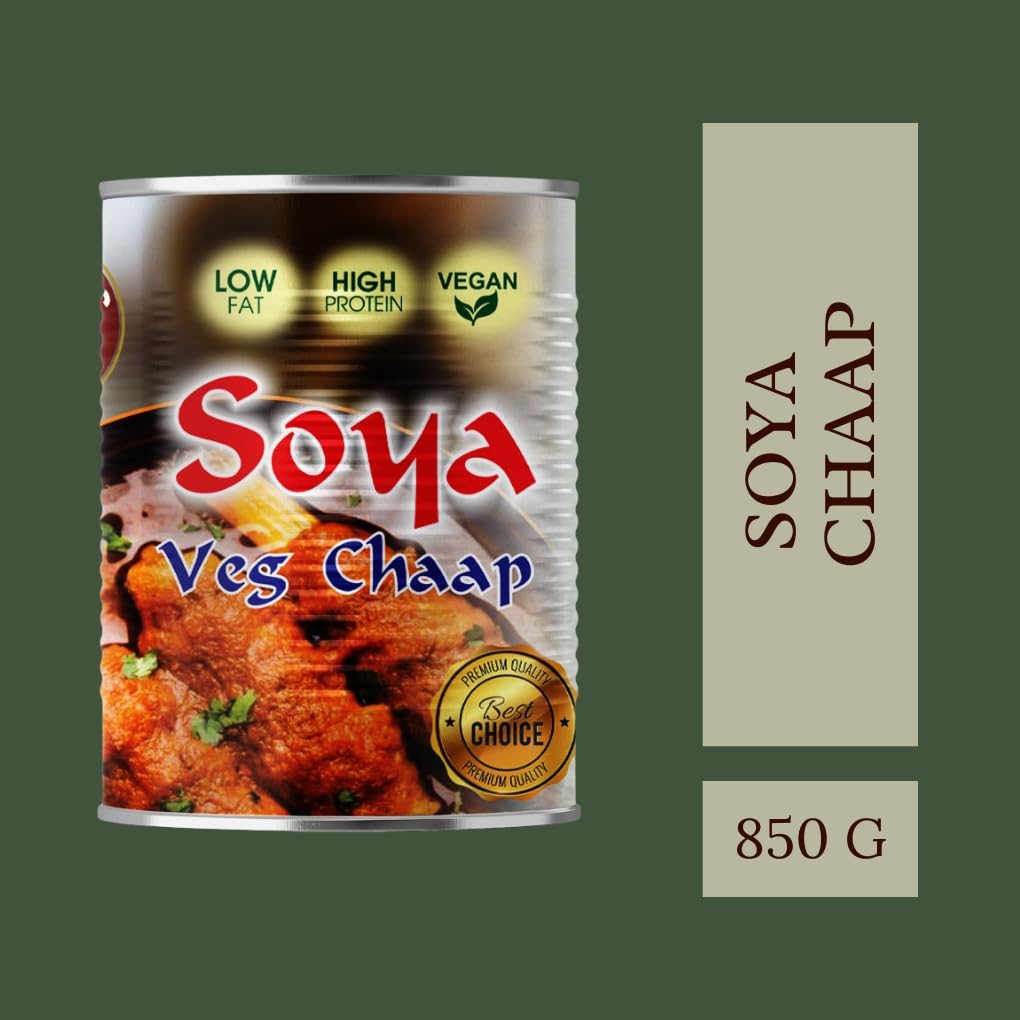 Organic Nation Veg Soya Chaap | High in Protein | Delicious and Nutritious 850g view 2