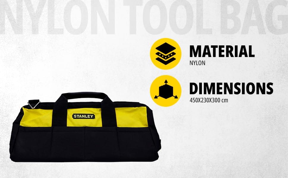 Stanley Soft Storage Nylon Tool Bag, Water Proof, 460Mm-18" 93-224 view 2